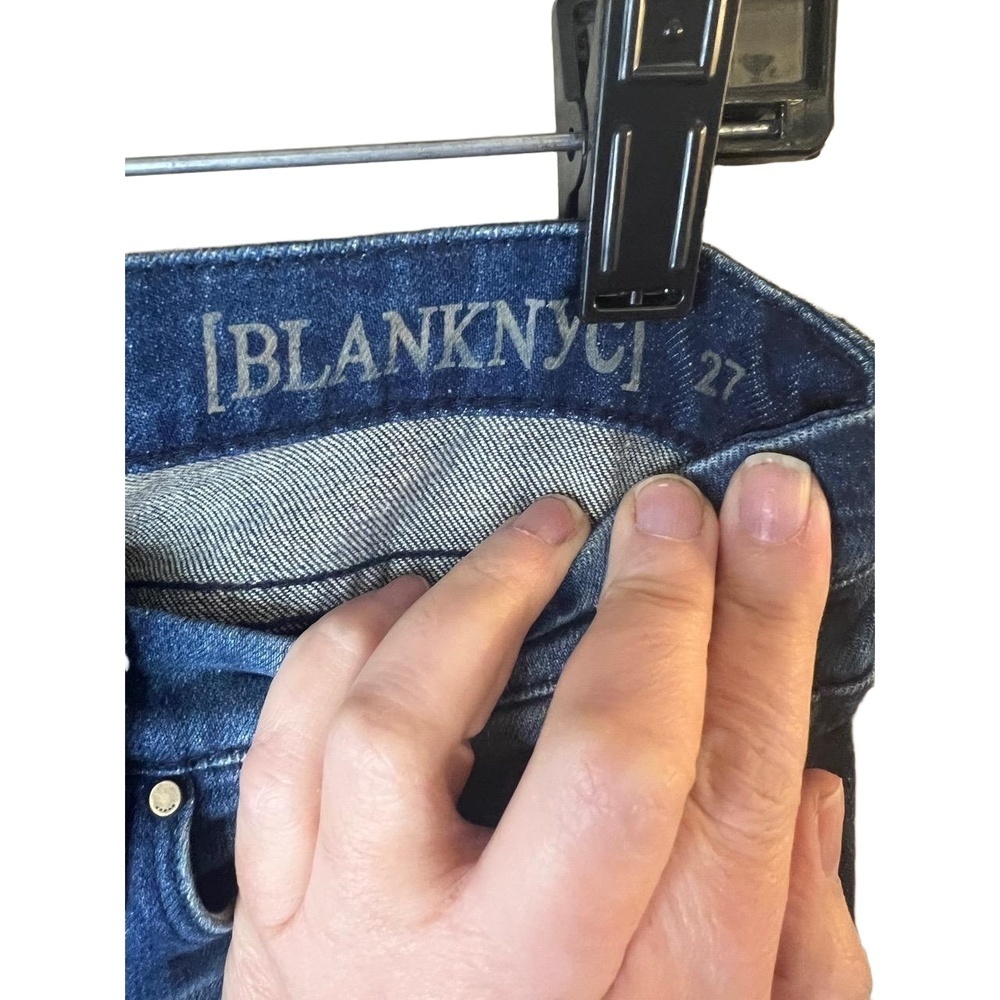 Blanknyc Patchwork Distressed Ripped Cuffed Ankle… - image 4